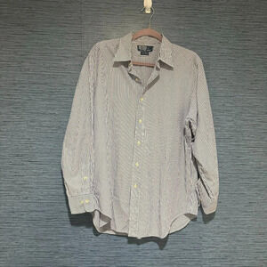 Polo‎ Ralph Lauren Dress Shirt Andrew 100% Cotton Size 16 Sleeve 32/33